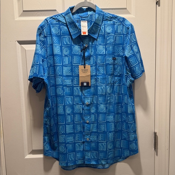 Chubbies Blue Geometric Casual Shirt - Picture 1 of 3